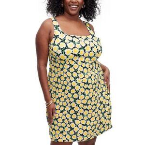 New Women's 90's Shift Yellow Poppy Mini Dress - DVF for Target